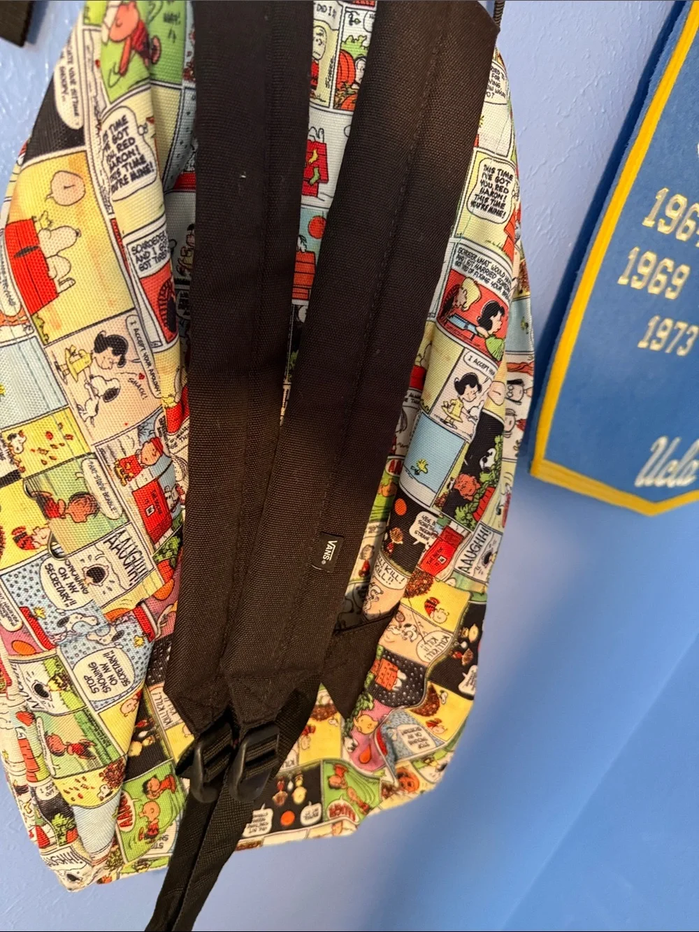 Vans Comic-Panel Backpack - Black, Yellow, Green, Red